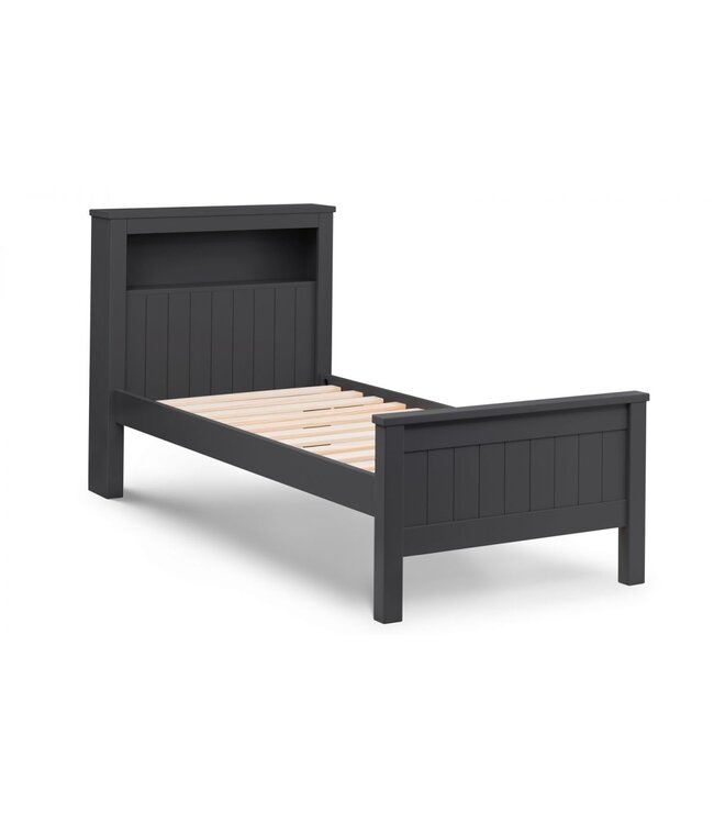 Julian Bowen Maine Bookcase Bed - Anthracite