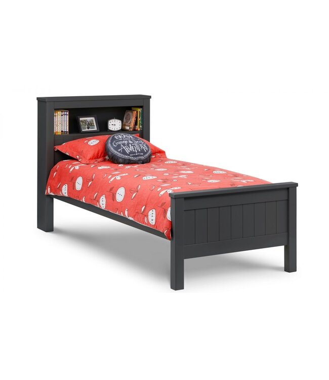 Julian Bowen Maine Bookcase Bed - Anthracite