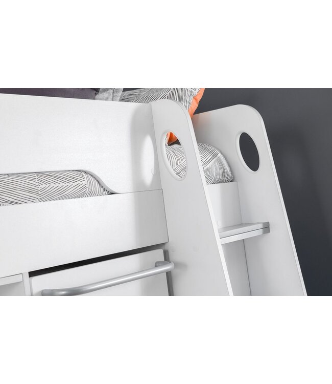 Julian Bowen Pegasus White High Sleeper