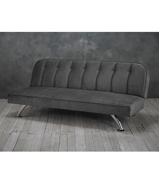 LPD Brighton Grey Velvet Sofa Bed