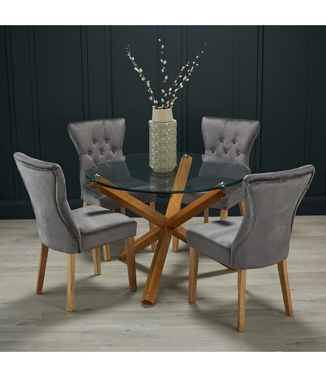 LPD Furniture Oporto Round Dining Table