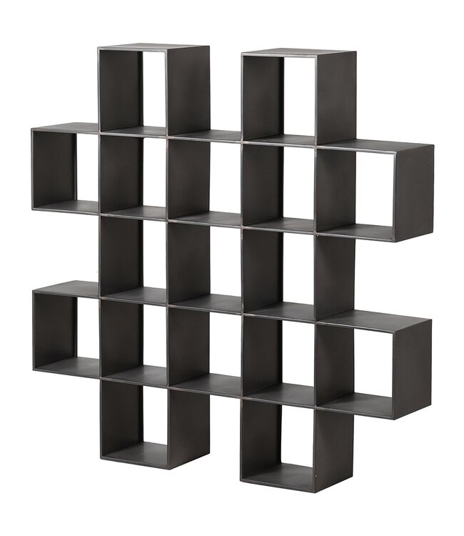 Metal Multiple Squares Wall Display
