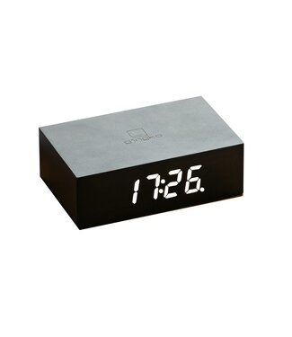 Gingko Flip Click Clock - Black