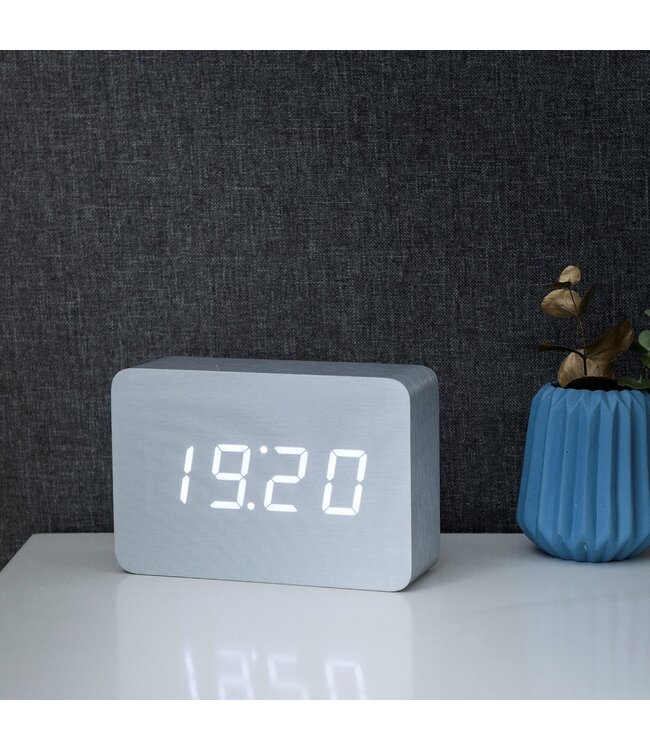 Gingko Brick Click Clock