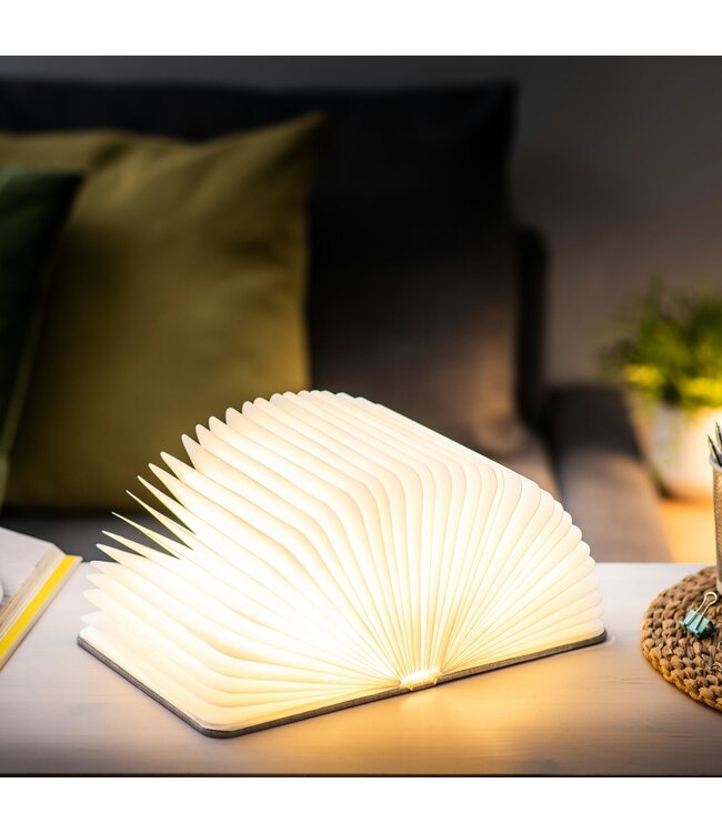 Gingko Smart Book Light Linen Urban Grey