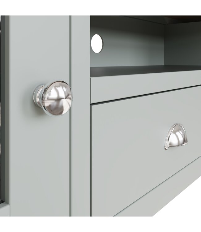 Kettle Home TT Grey Painted Extra Large TV Unit