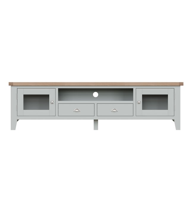 Kettle Home TT Grey Painted Extra Large TV Unit