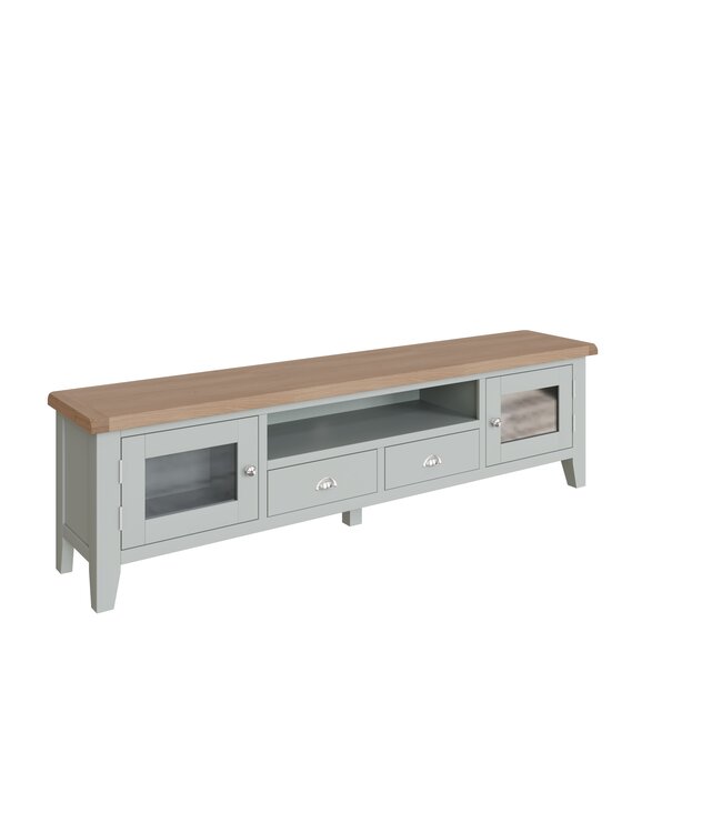 Kettle Home TT Grey Painted Extra Large TV Unit