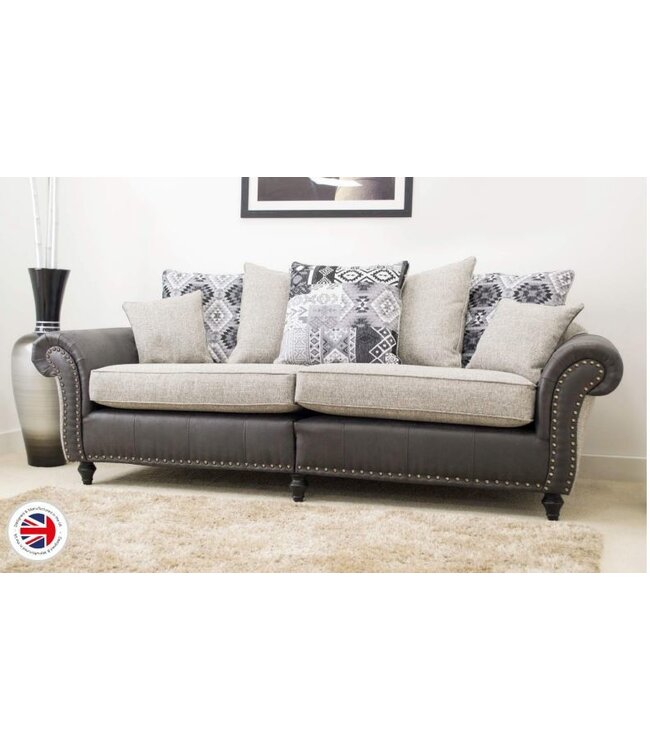 Orleans 4 Seater Sofa Kenya Grey Collection