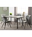 Seconique Quebec Wave Dining Set Concrete Effect