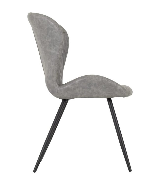 Seconique Set of 4 Quebec Grey Dining Chair