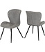 Seconique Quebec Dining Chair Grey - Set of 4