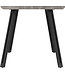 Seconique Quebec Wave Dining Table Concrete Effect