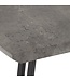 Seconique Quebec Wave Dining Table Concrete Effect