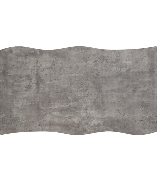 Seconique Quebec Wave Dining Table Concrete Effect