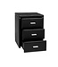 Seconique Prado 3 Drawer Bedside - Black or Brown