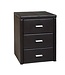 Seconique Prado 3 Drawer Bedside - Black or Brown