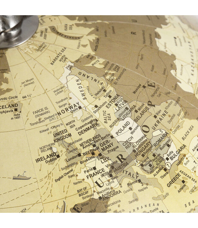 Hill Interiors Chrome Desktop Globe