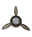 Industrial Propeller Clock Brown  - 108 cm