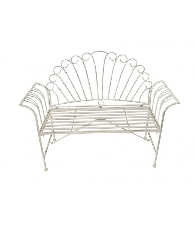 Cream Garden Bench