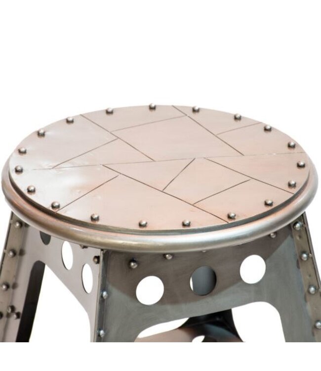 Aviator Design Round Bar Stool
