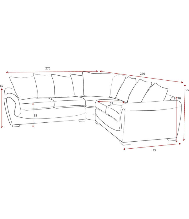 Sweet Dreams Knowle Corner Sofa