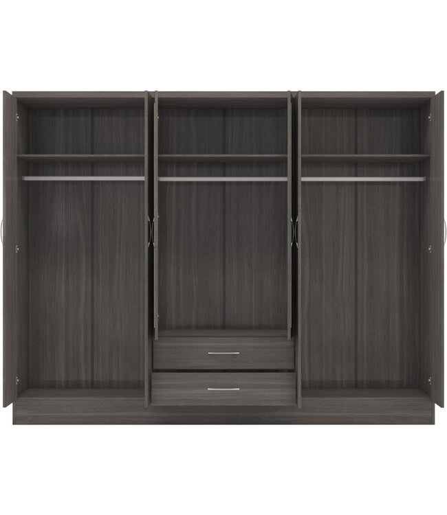 Seconique Nevada 6 Door Wardrobe