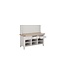 Besp-Oak Furniture Hall Tidy Bench With Mirror & Shoe Storage
