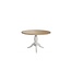 Besp-Oak Furniture Grey Painted & Oak Round Pedestal Table