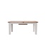 Besp-Oak Furniture Grey Painted & Oak Extending Dining Table