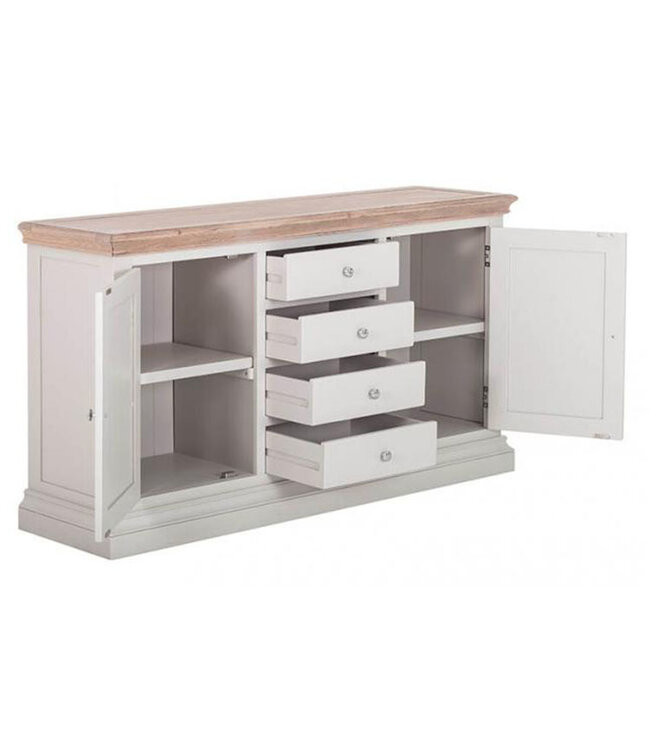 Besp-Oak Furniture Rosa Painted Buffet & Hutch