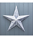 Medium Grey Metal Star (52 cm)