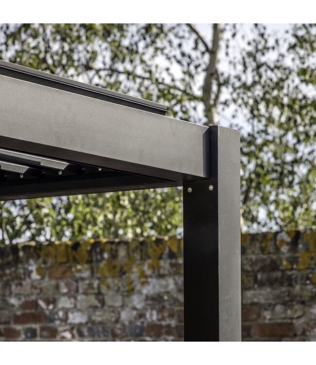 Messina Pergola Black - 400 x 300 cm