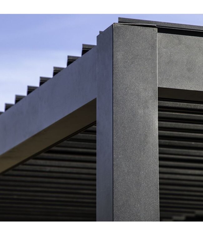 Messina Pergola Black - 400 x 300 cm