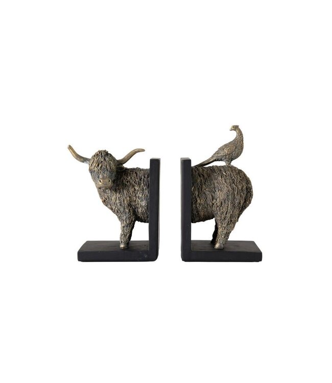 Highland Cow Bookends