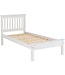 Seconique Monaco 3ft Bed Low Foot End White