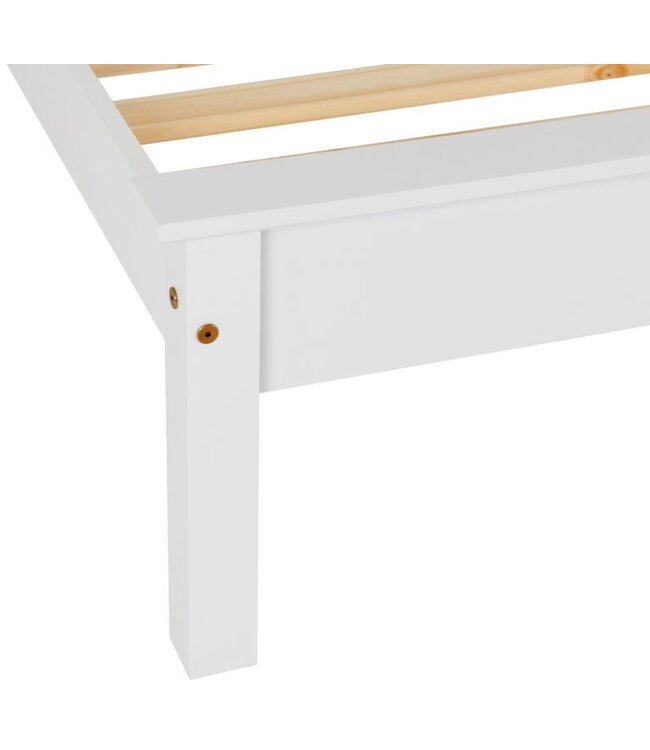 Seconique Monaco 3ft Bed Low Foot End White