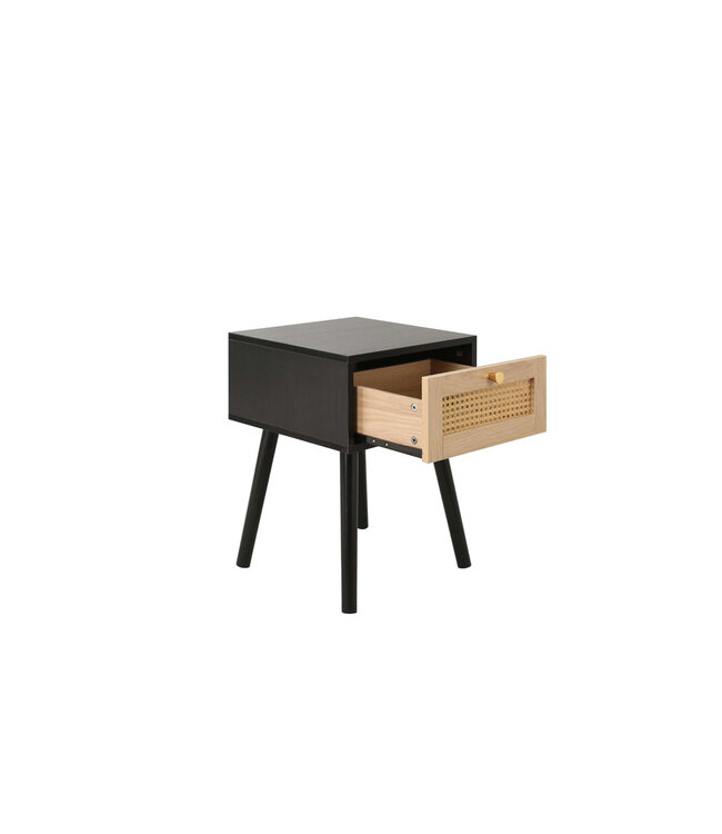 Birlea Croxley Rattan 1 Drawer Bedside