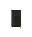 Birlea Croxley Rattan & Black 2 Door Wardrobe