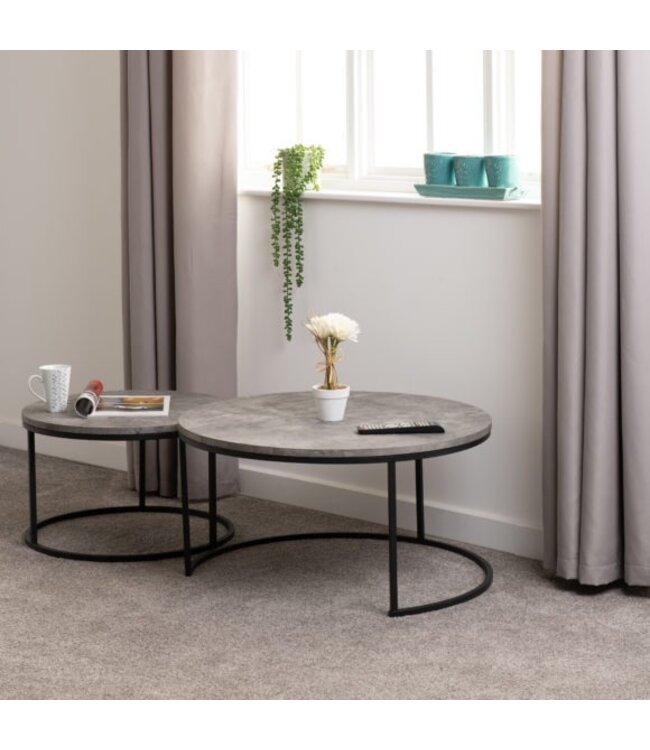 Seconique Athens Round Coffee Table Set