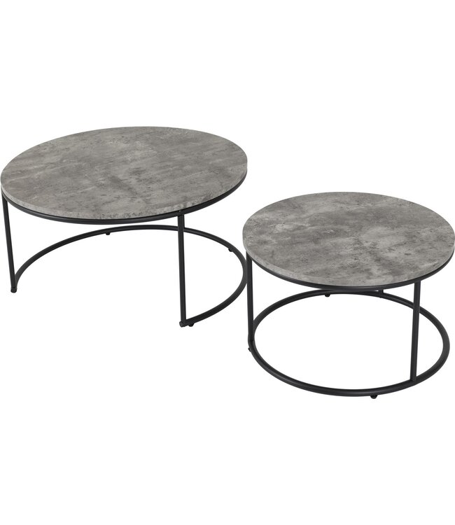 Seconique Athens Round Coffee Table Set