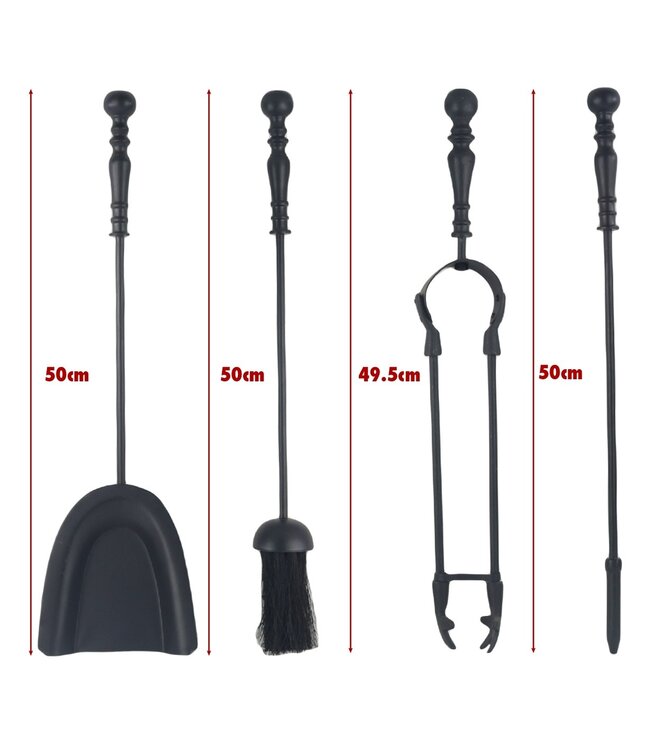 Duchess Black Companion Set - 61cm