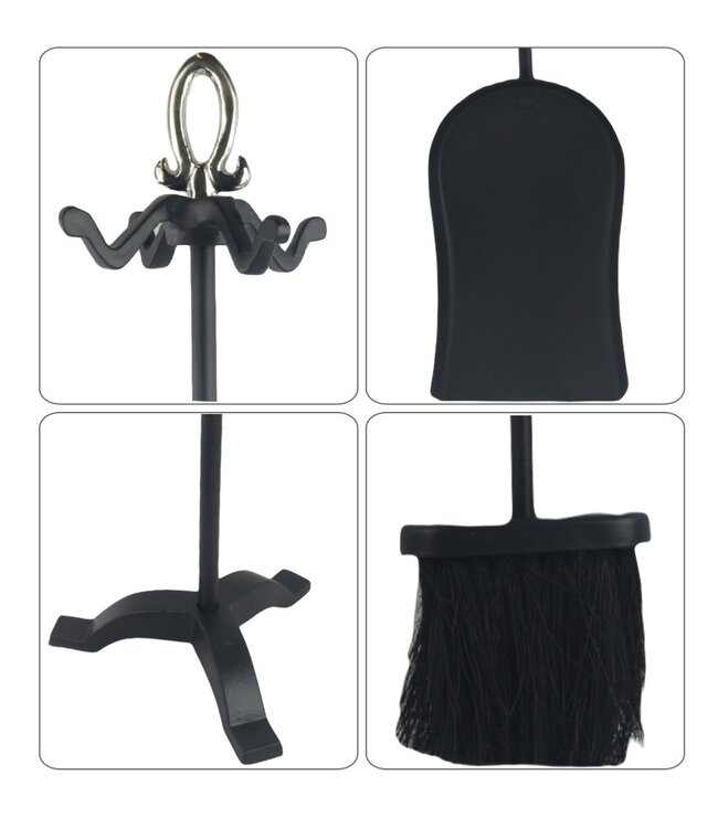 Tudor Companion Set Nickel & Black Finish