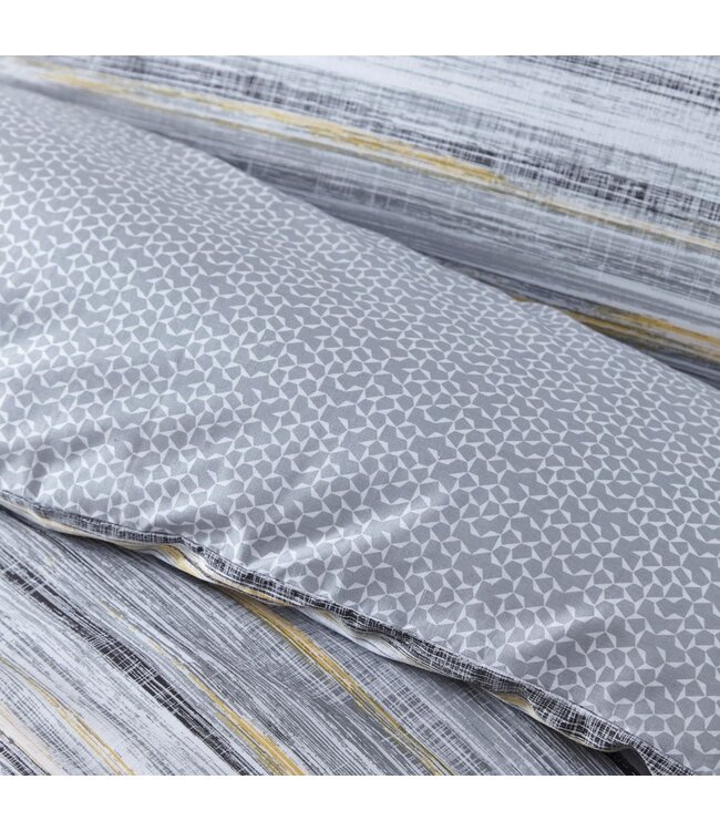 Silentnight Washed Stripe Duvet Cover Set - Single