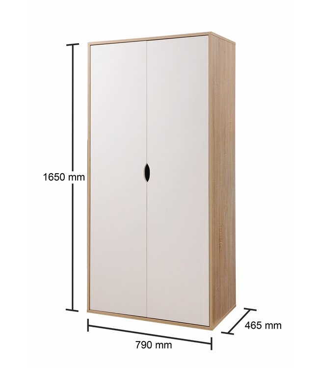 Timber Art Design Alton 2 Door Wardrobe