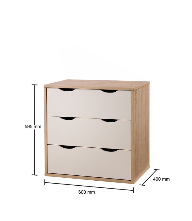 Timber Art Design Alton 3 Drawer Chest