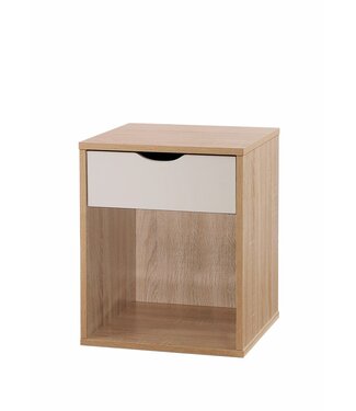 Timber Art Design Bedside - White