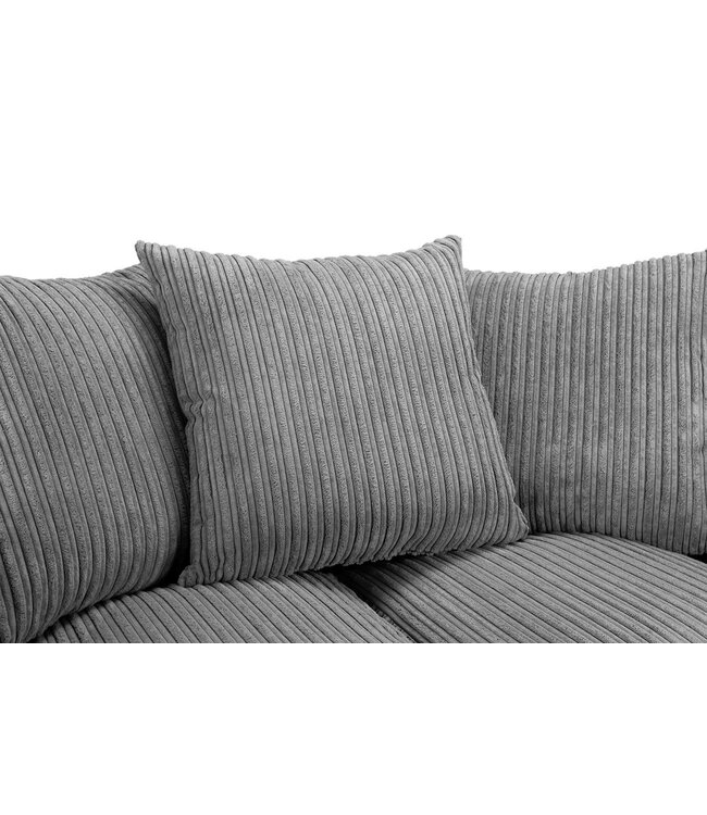 Harley Jumbo Corner Sofa - Grey