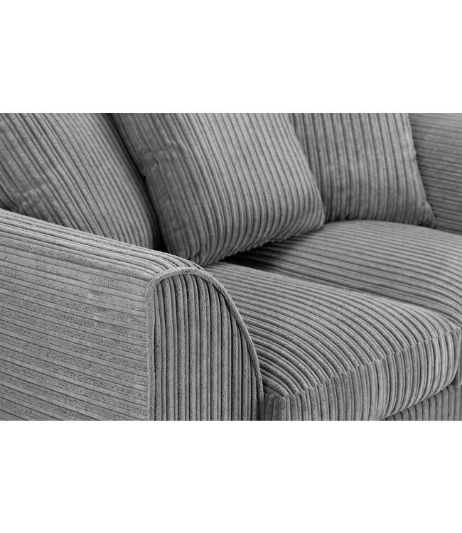 Harley Jumbo Corner Sofa - Grey