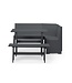 Julian Bowen Newport Corner Dining Set - Anthracite